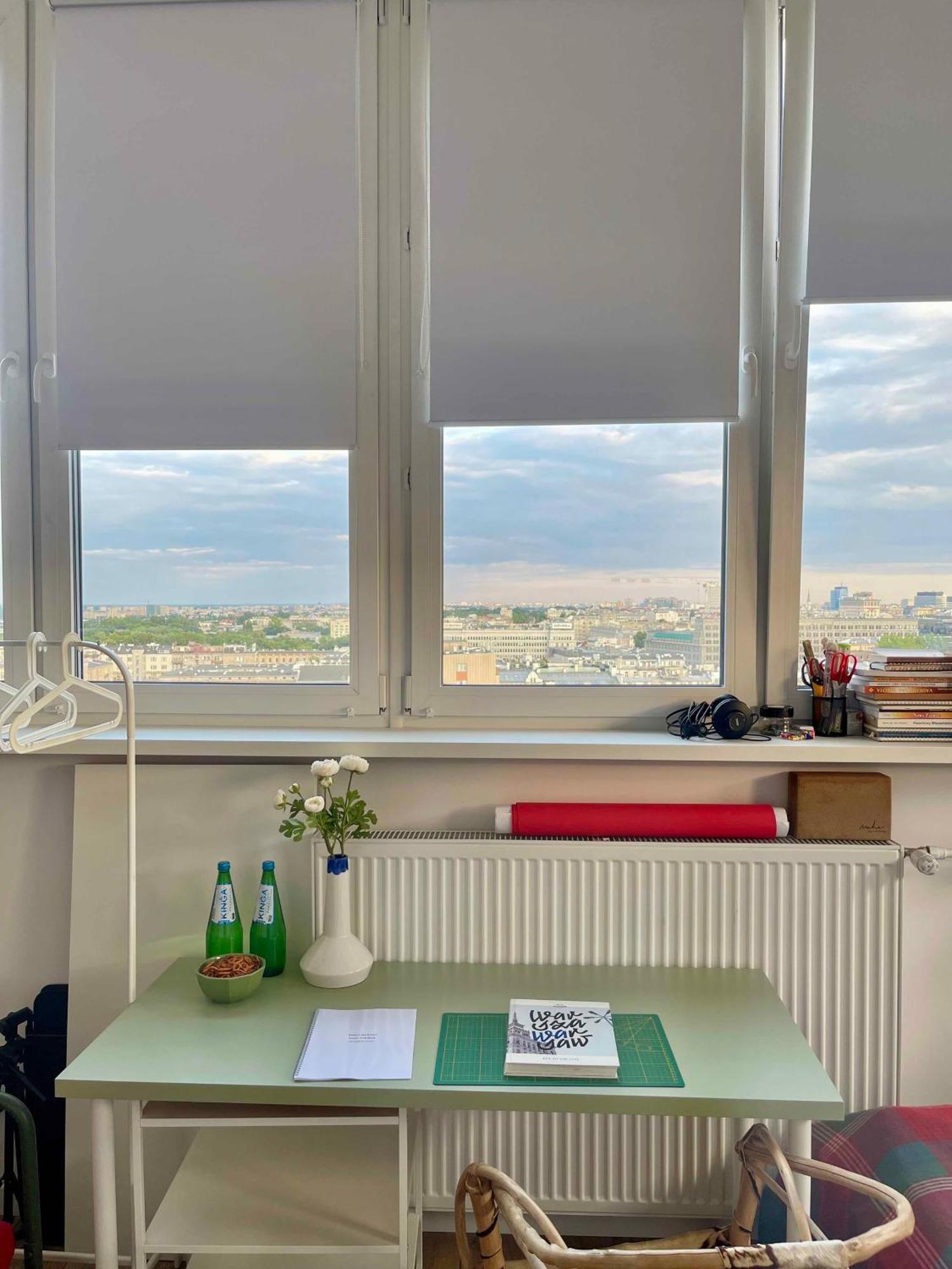Atelier W Sercu Warszawy Z Panoramicznym Widokiem Apartment Warsaw Exterior photo